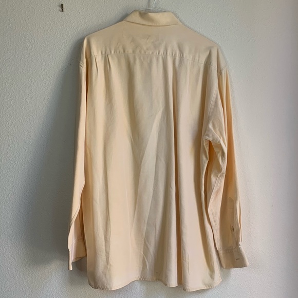 Ermenegildo Zegna XXL cream men’s dress shirt - Picture 2 of 3